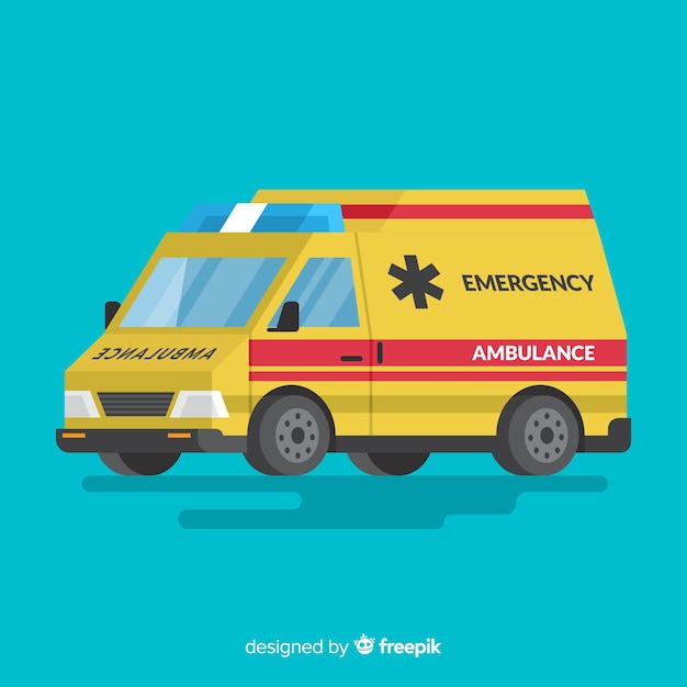 Bezpłatny wektor ambulans