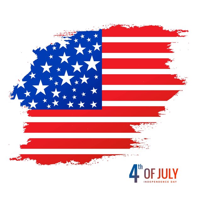 Amerykańskie tło obchodów flagi nas 4 lipca