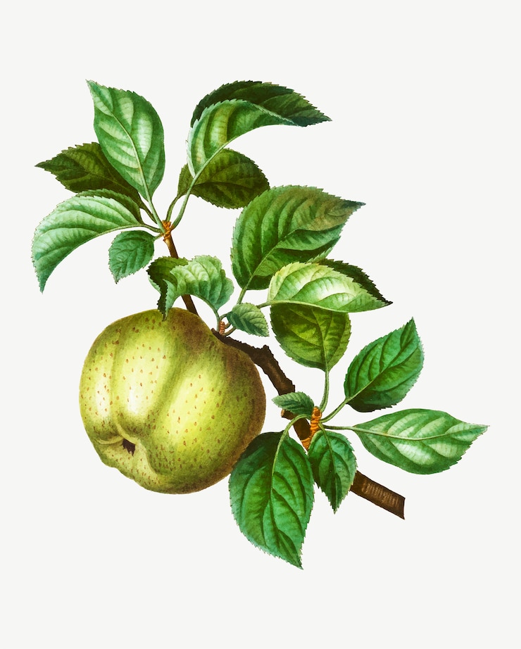 Bezpłatny plik Wektor apple na gałęzi