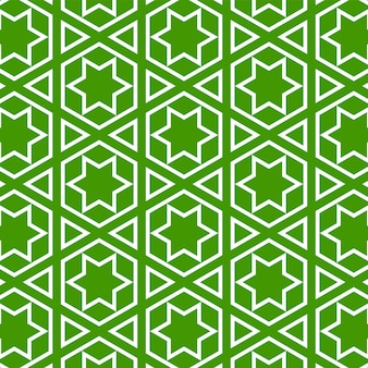 Arabeska ozdoba. tradycyjny wschodni wzór na zielonym tle