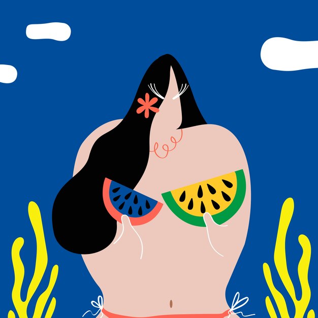 Arbuzy jako bikini