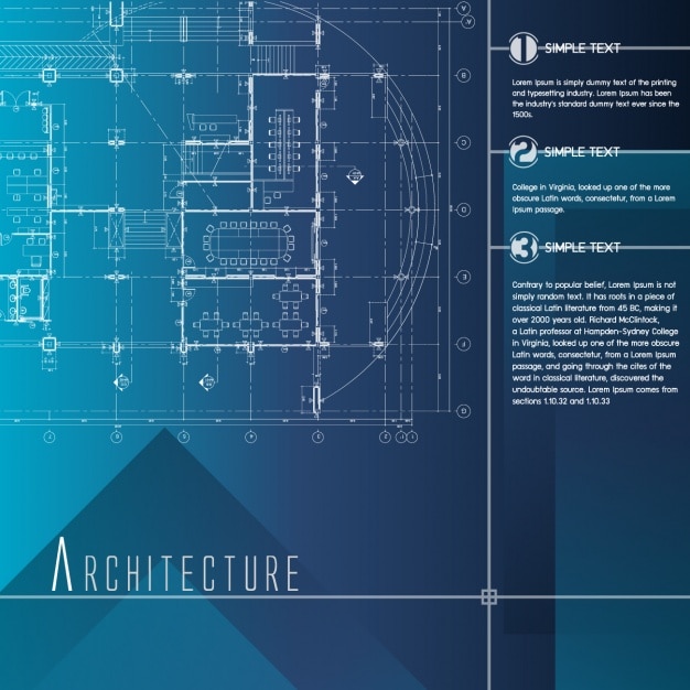 Bezpłatny wektor architektura infografika szablon