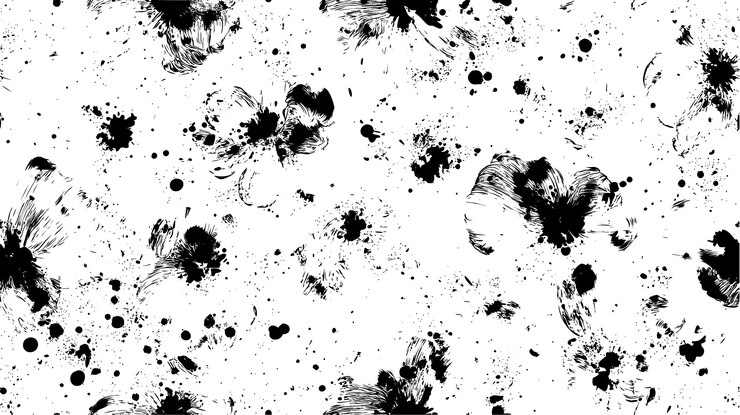 Bezpłatny plik Wektor atrament kwiatowy grunge tło