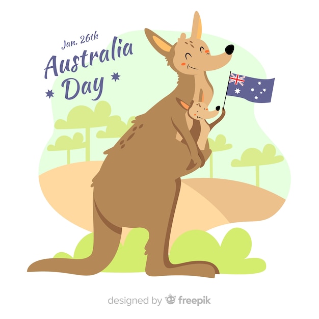 Australia Dzień Tło