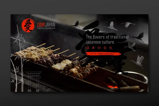 Baner restauracji japońskiej