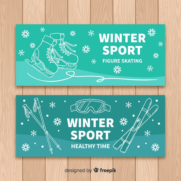 Banner Sportów Zimowych