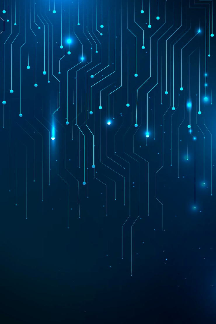 Bezpłatny plik Wektor błękitny przyszły wektor technologii sieciowych