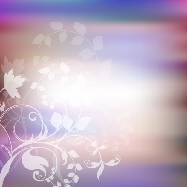 Bezpłatny plik Wektor blur floral background