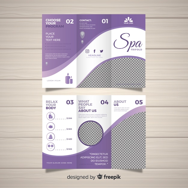 Broszura Spa Trifold