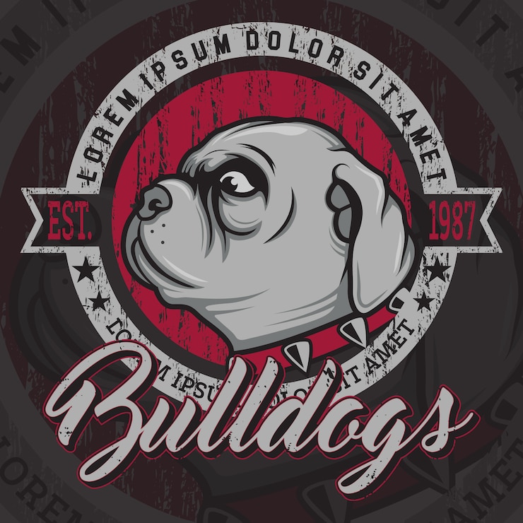 Bezpłatny plik Wektor budowanie tła bulldogów