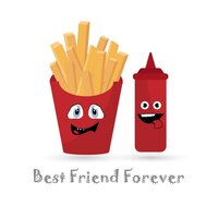 Chipsy i ketchup najlepszy przyjaciel na zawsze