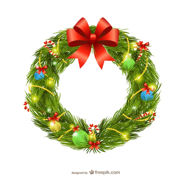 Bezpłatny plik Wektor christmas garland ilustracji