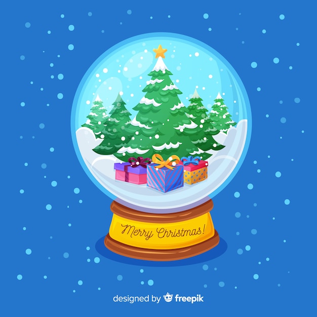 Christmas Snowglobebackground