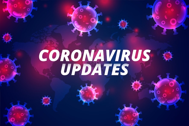 Coronavirus aktualizuje najnowszą infekcję pandemiczną covid-19