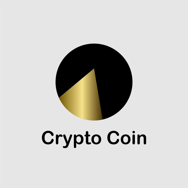 Crypto coin bitcoin logo nowy projekt