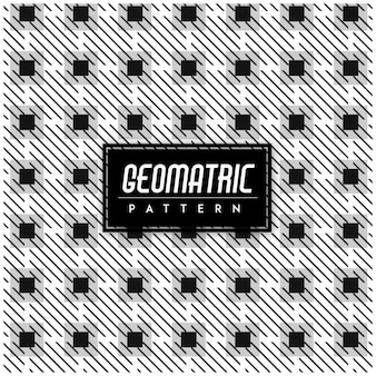 Czarno-biały geomatric bezszwowe tło wzór