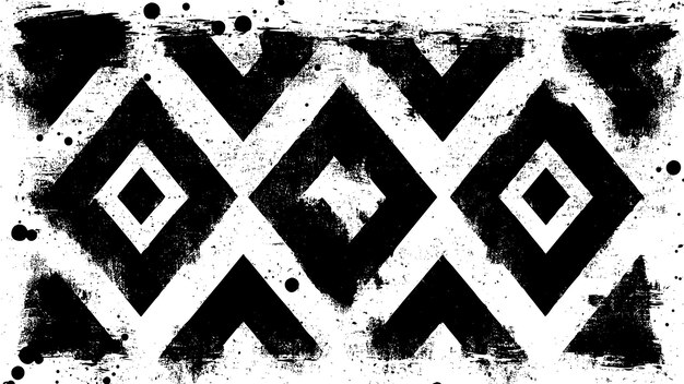 Czarny grunge baner