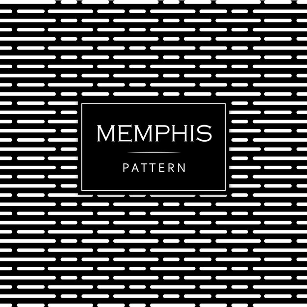Czarny i biały Nowożytny Memphis Deseniowy tło