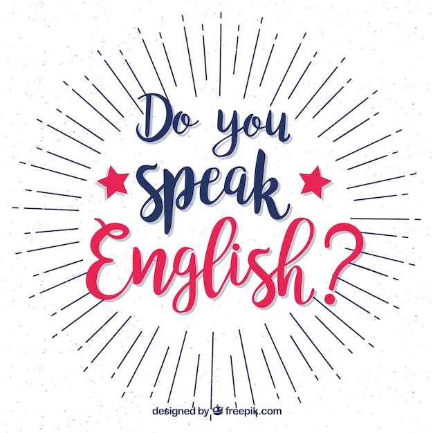 Czy Mówisz Po Angielsku Literowanie Tła