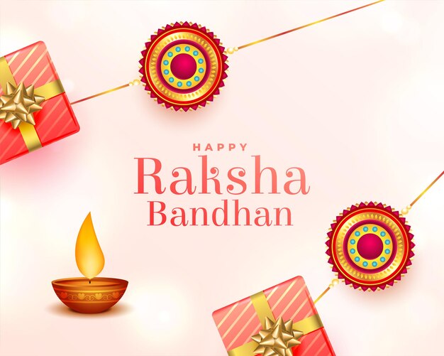 Dekoracyjne tło uroczystości hinduskiego festiwalu raksha bandhan