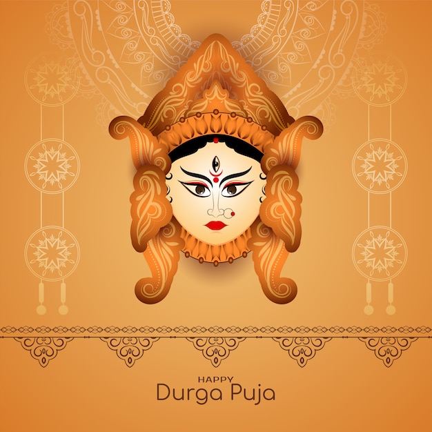 Dekoracyjny Elegancki Festiwal Durga Puja