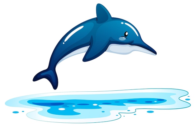 Bezpłatny wektor delfin