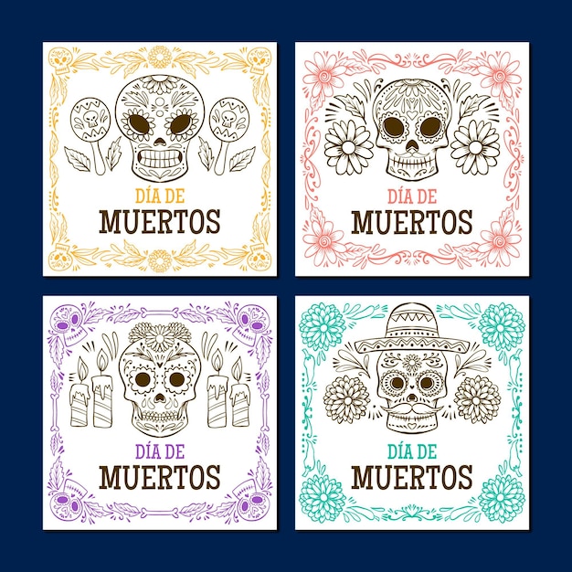 Dia De Muertos Instagram Kolekcja Postów