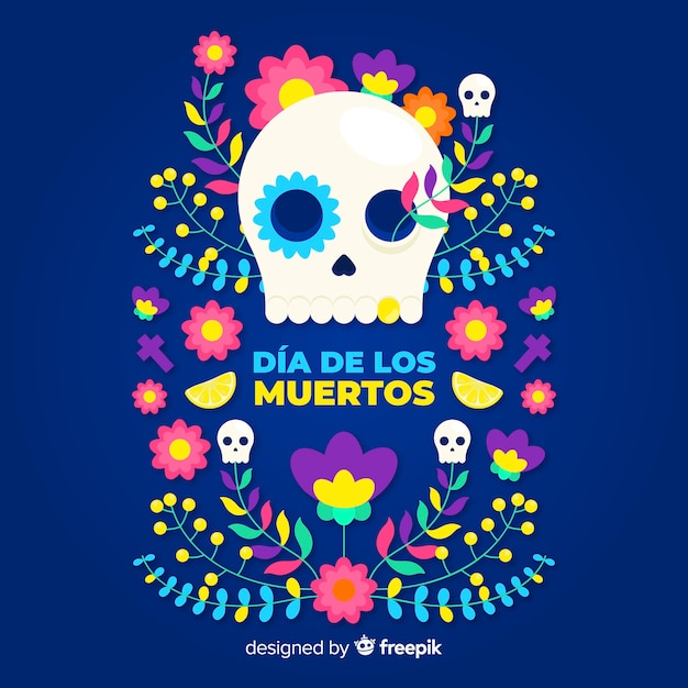 Dia De Muertos Tło