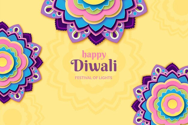 Diwali w stylu papierowym