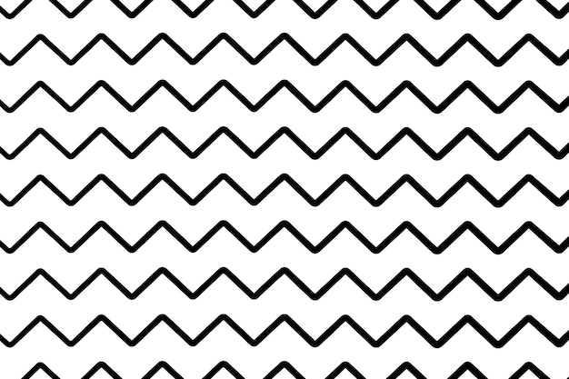 Doodle Zigzag Lines Tło