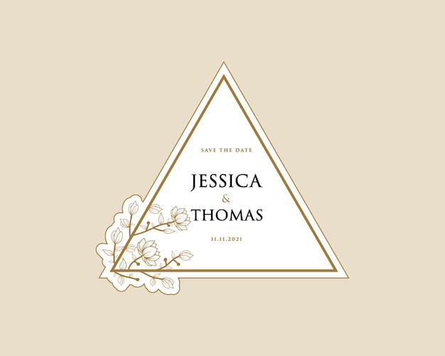 Drukowalna naklejka z logo kobiecego botanicznego wieniec na bukiet spa salon kosmetyczny butik ślubny