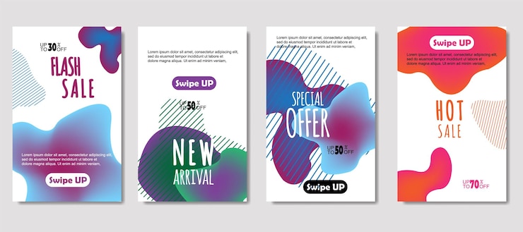 Bezpłatny plik Wektor dynamiczny abstrakcyjny płyn mobilny na sprzedaż banery projekt szablonu banera sprzedaż mega wyprzedaż specjalna oferta scenografia dla karty podarunkowej ulotki plakat na ścianie okładka baner media społecznościowe