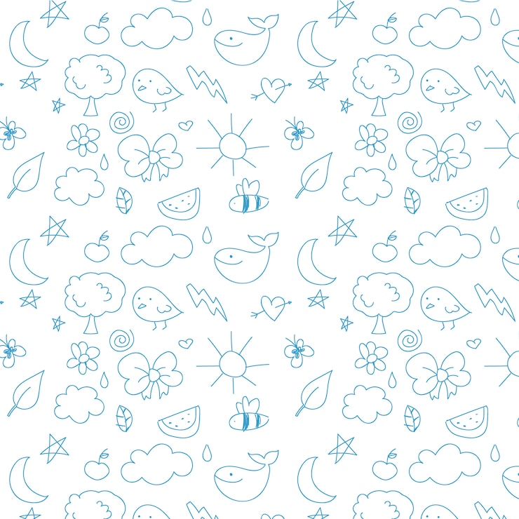 Bezpłatny plik Wektor dzieci doodles