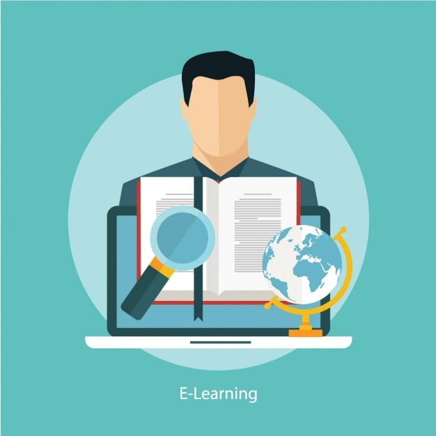 E-learning Wzór Tła