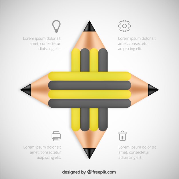 Bezpłatny wektor edukacja infografika szablon