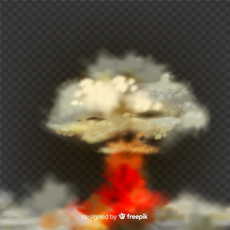 Bezpłatny plik Wektor efekt realistyczny projekt dymu bombowego
