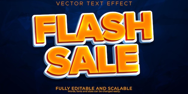 Efekt Tekstowy Flash Sale Edytowalny Rabat I Tekst Oferty Stylex9