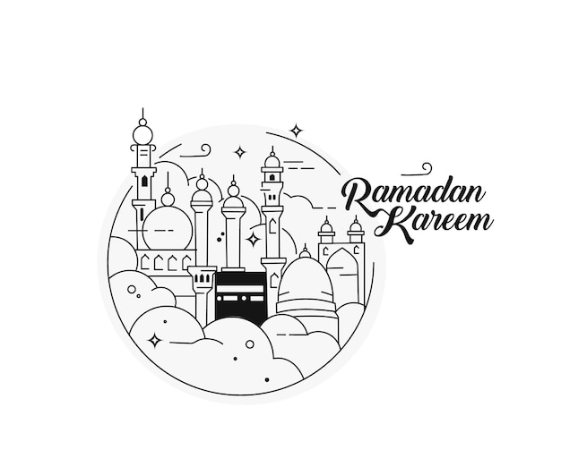 Bezpłatny wektor eid al adha mubarak ramadan kareem tekst ilustracji wektorowych