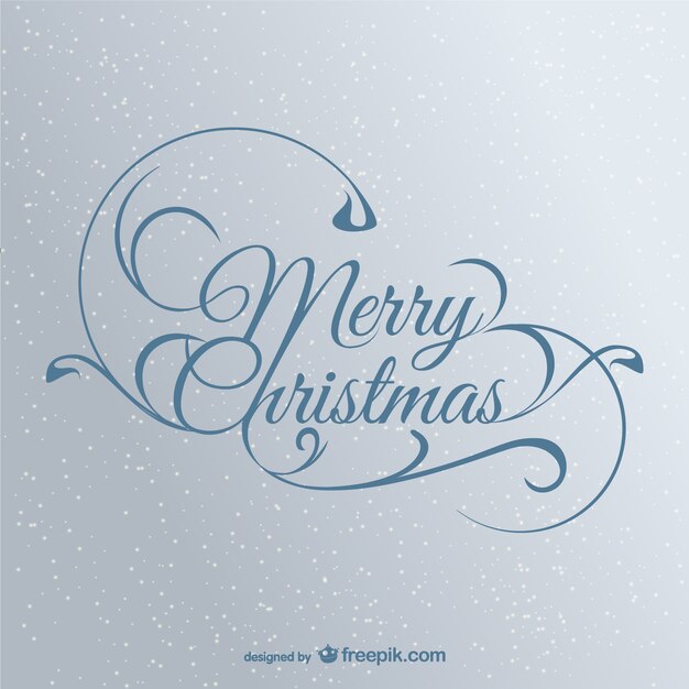Elegancki Christmas napis Wektor