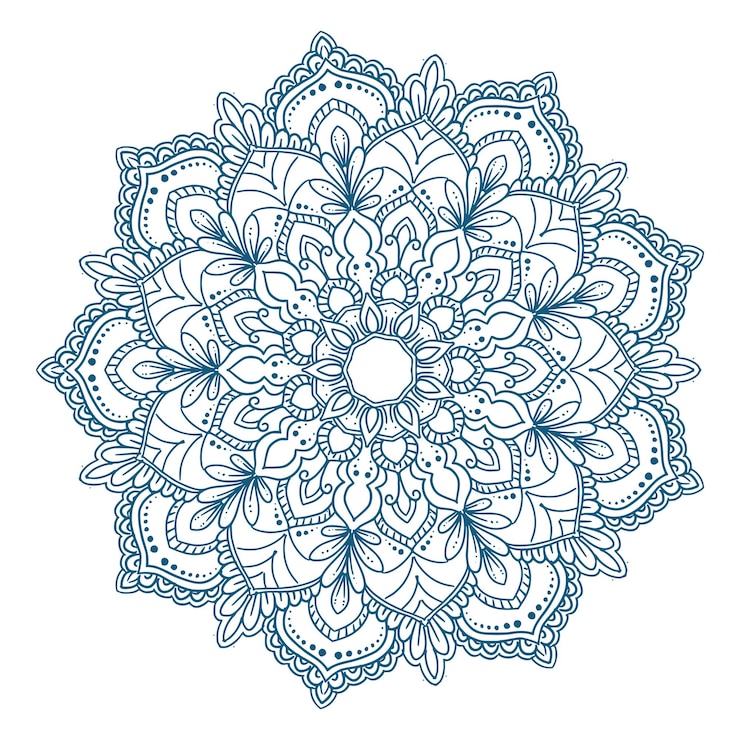 Bezpłatny plik Wektor eleganckie dekoracyjne mandala na tle
