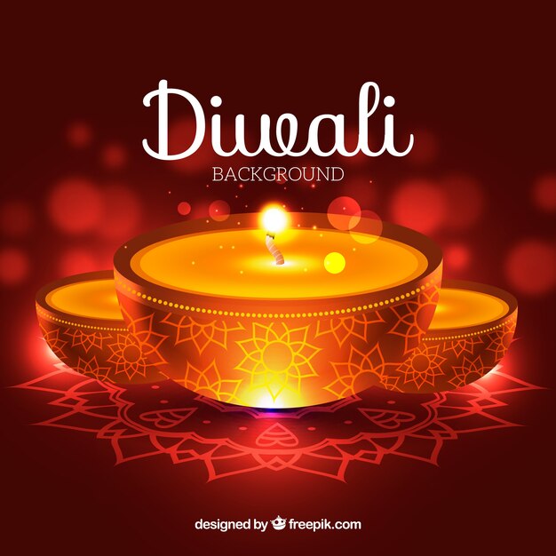 Eleganckie tło diwali