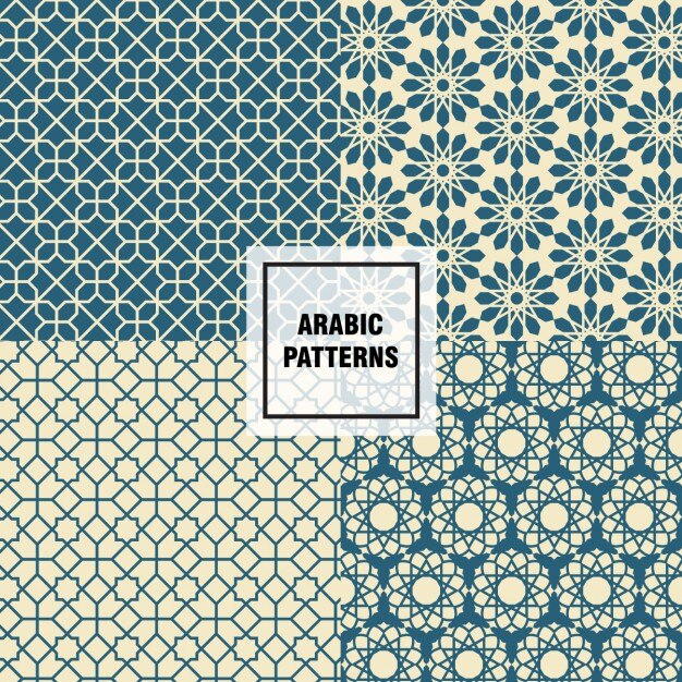Eleganckie wzory arabskie