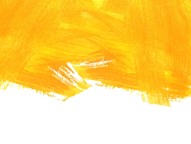 Eleganckie żółte Tło Projektu Pędzla Akwarelowego