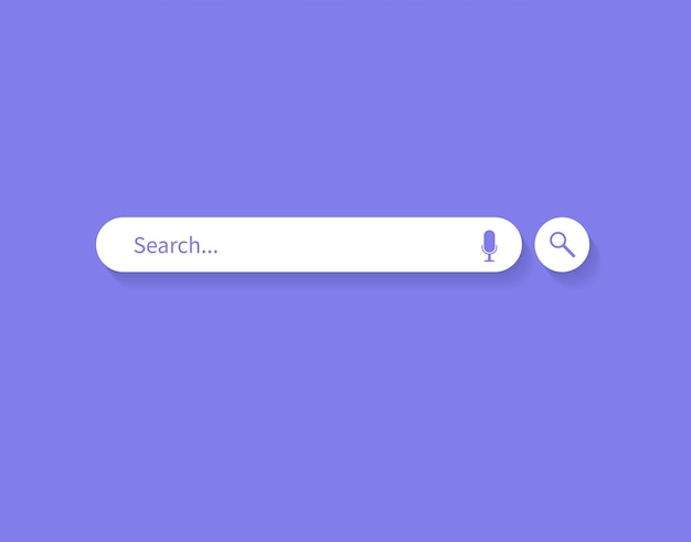 Element projektu paska wyszukiwania pasek wyszukiwania dla witryn internetowych i aplikacji mobilnych z interfejsem użytkownika
