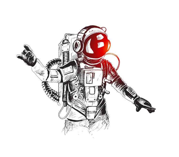Bezpłatny plik Wektor element projektu ulotki plakatu muzycznego astronaut dancing