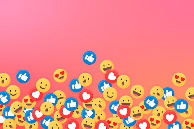Emoji oprawione tło