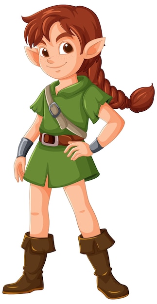 Fantasy Elf Archer Postać