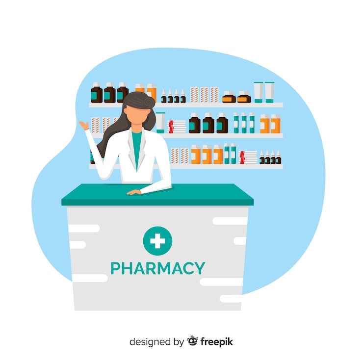 Bezpłatny plik Wektor farmaceuta