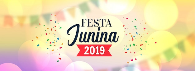 Bezpłatny wektor festa junina 2019 projekt uroczystości