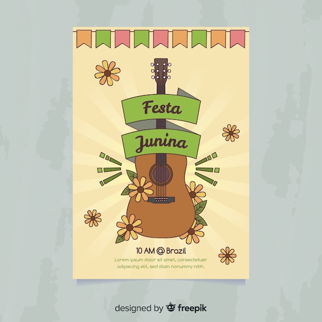 Bezpłatny wektor festa junina